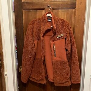 Columbia Men's Burnt Orange Fleece Jacket